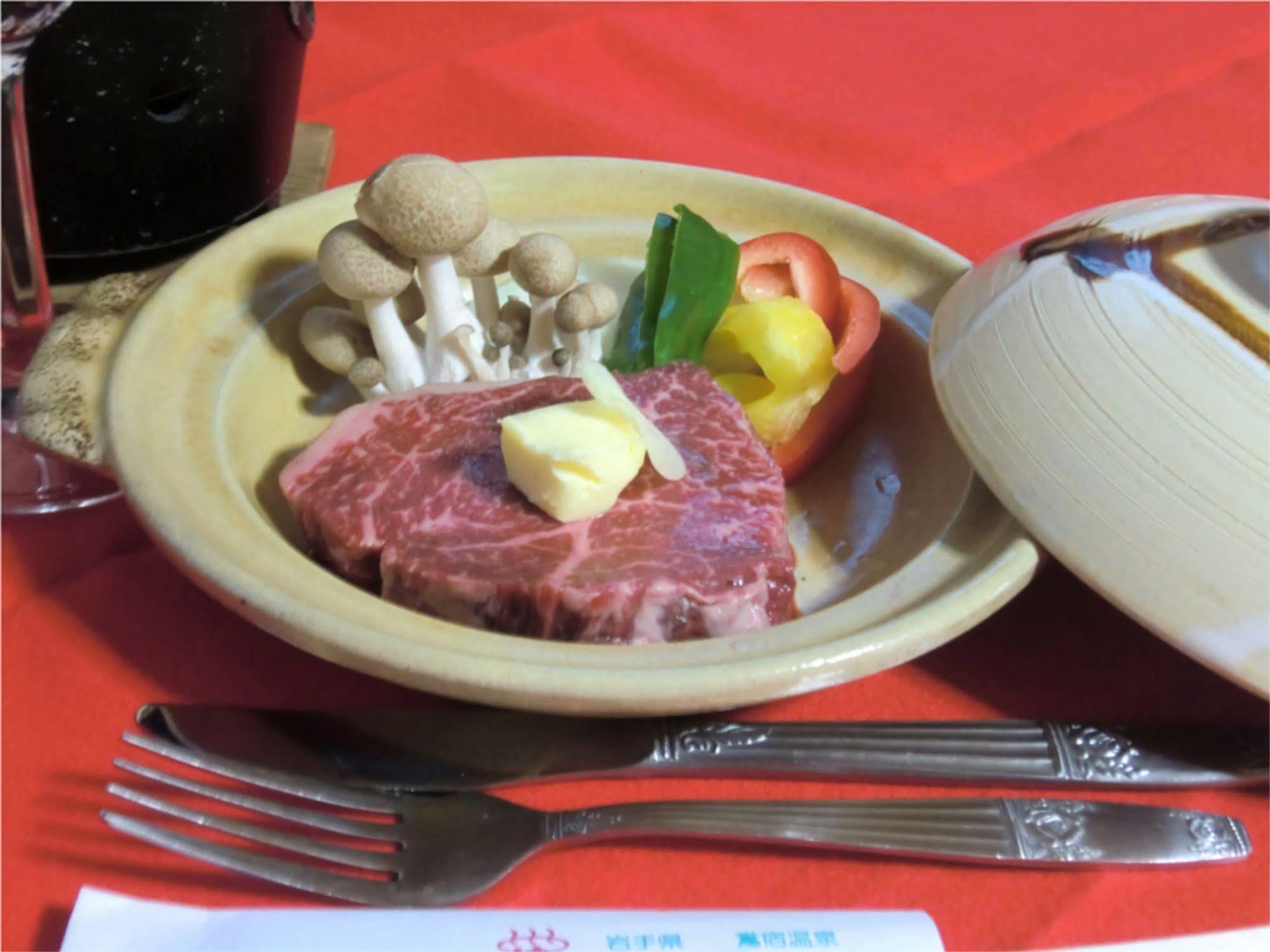 Onsen Minshuku Sakaeya Hotel Shizukuishi Eksteriør billede